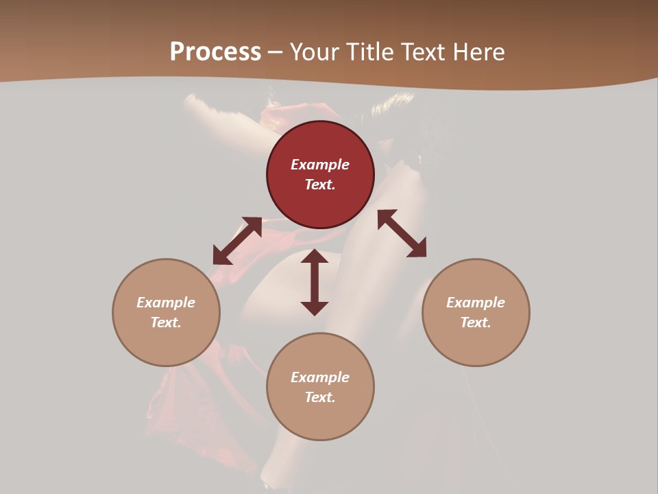 Sexy Posing Fashion PowerPoint Template