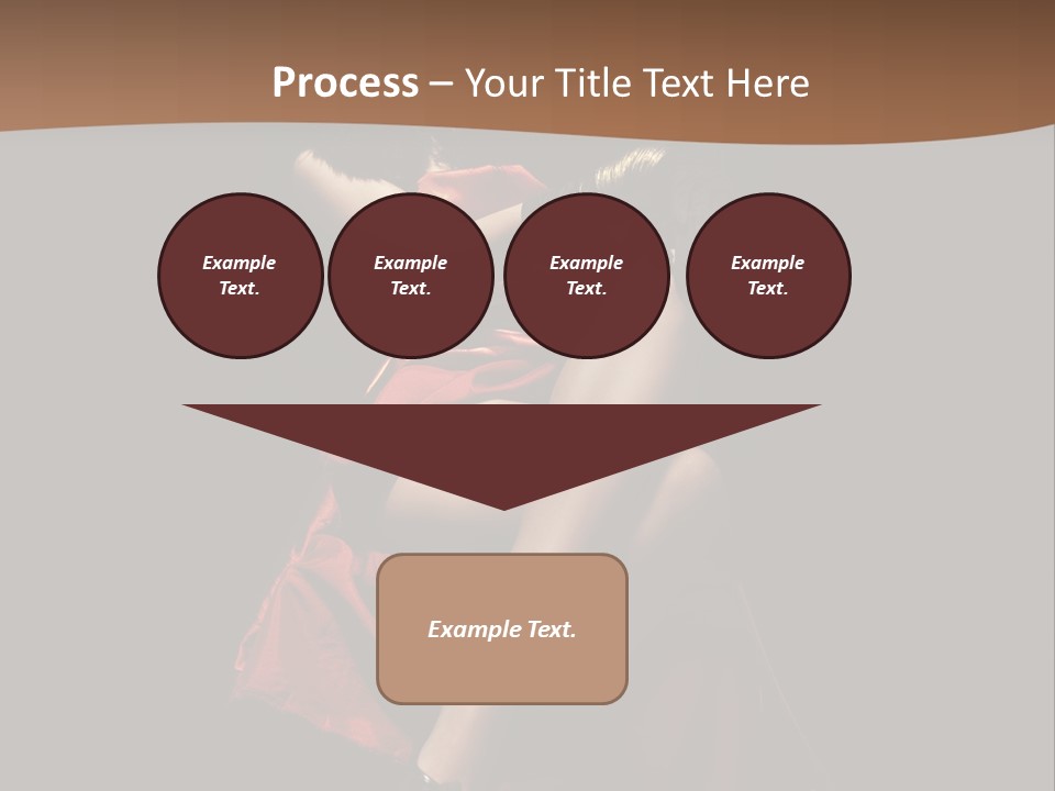 Sexy Posing Fashion PowerPoint Template