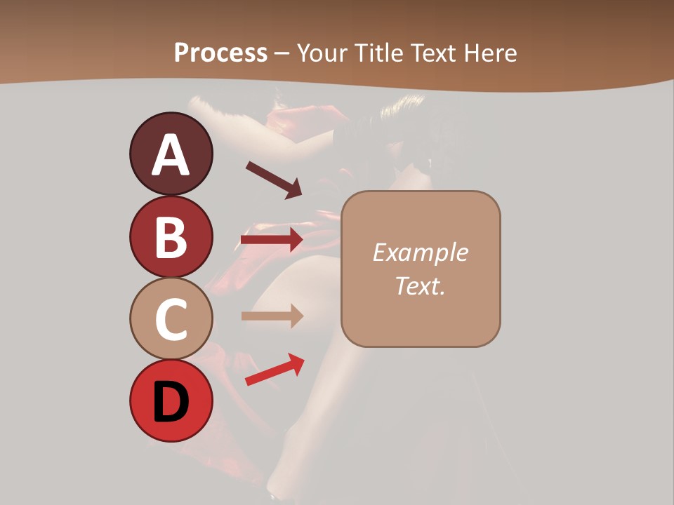 Sexy Posing Fashion PowerPoint Template