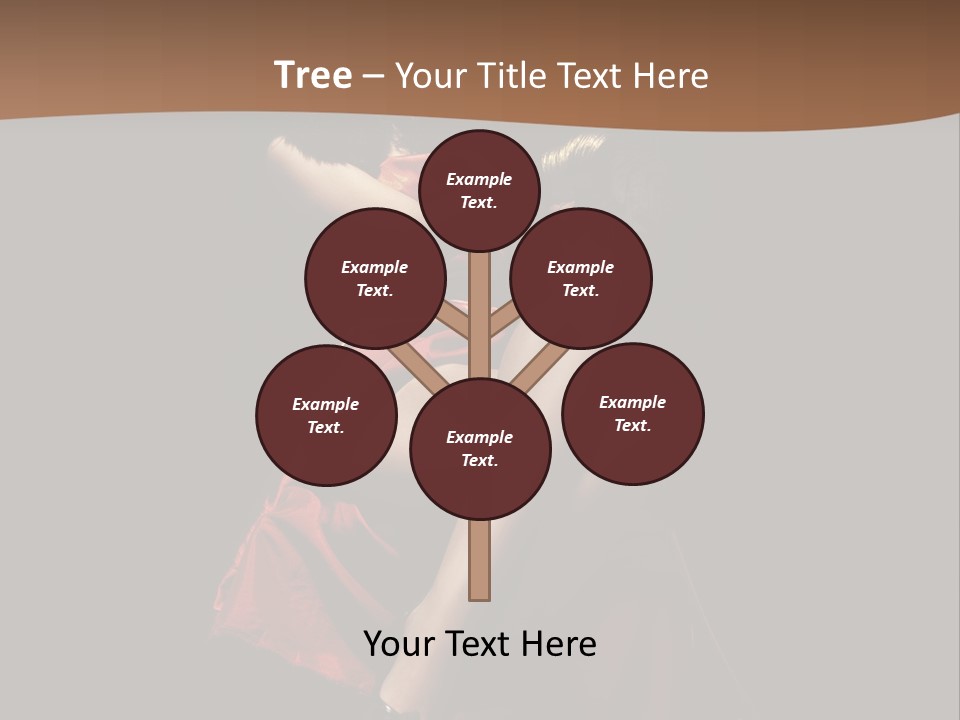 Sexy Posing Fashion PowerPoint Template