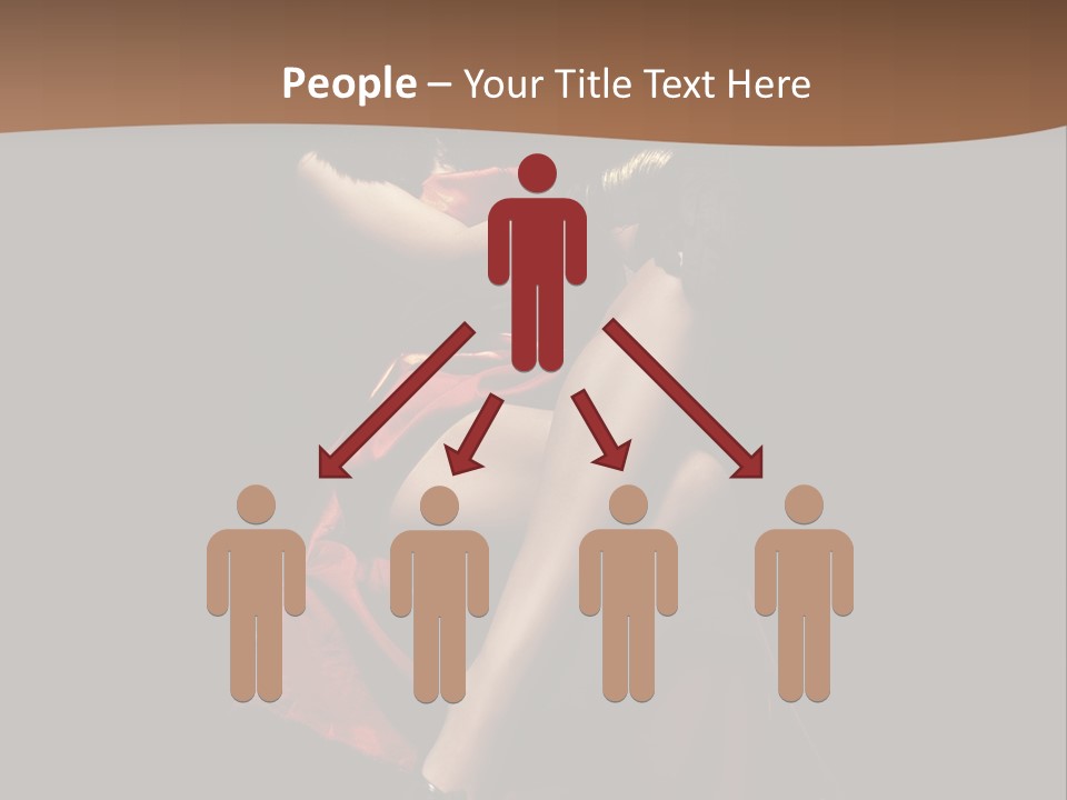 Sexy Posing Fashion PowerPoint Template