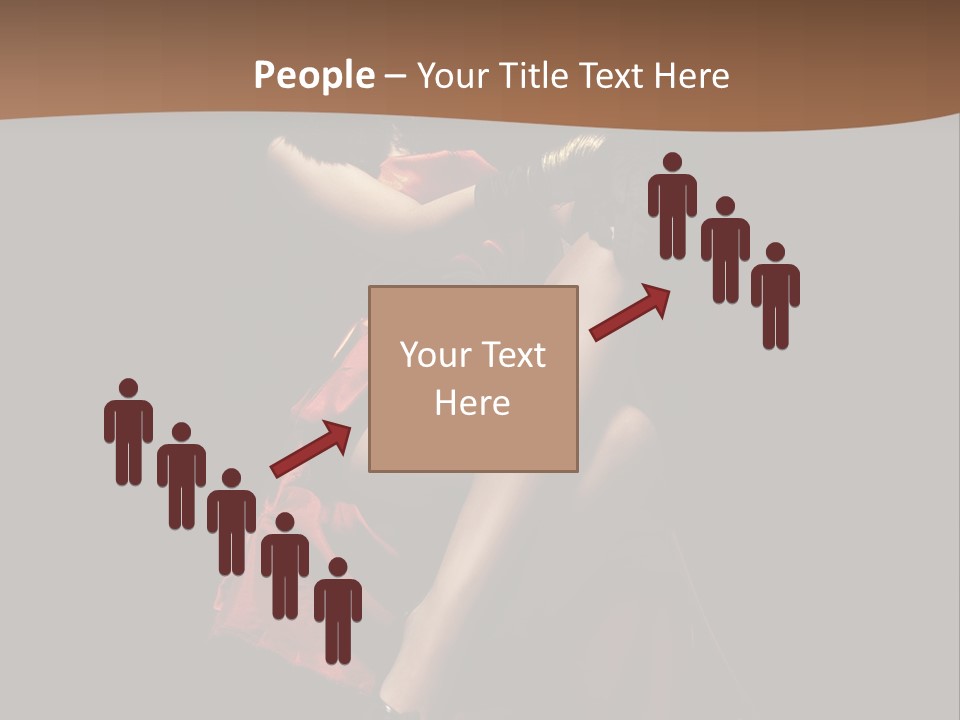 Sexy Posing Fashion PowerPoint Template