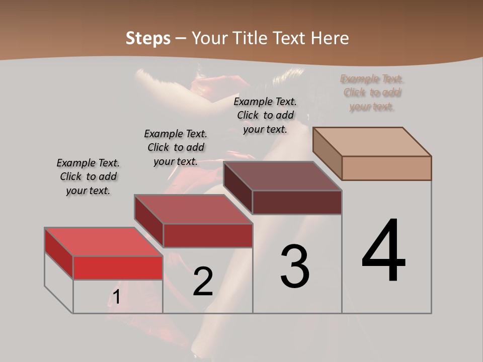 Sexy Posing Fashion PowerPoint Template
