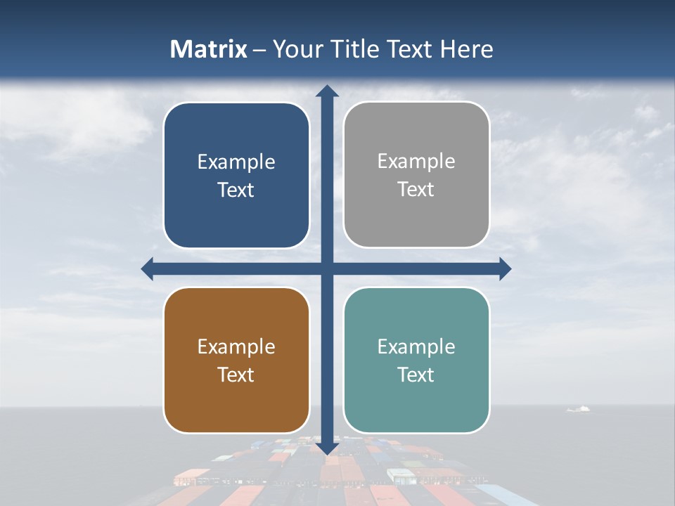 Trade Stack Freight PowerPoint Template
