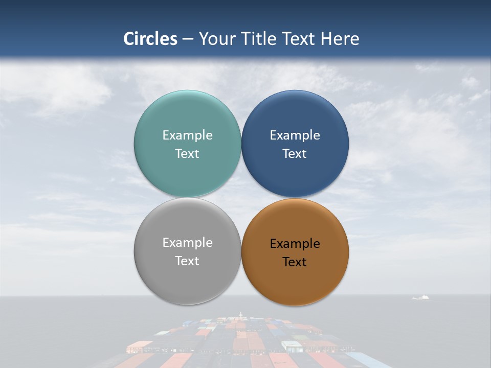 Trade Stack Freight PowerPoint Template