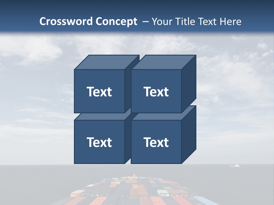 Trade Stack Freight PowerPoint Template