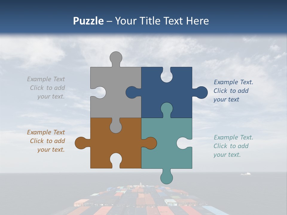 Trade Stack Freight PowerPoint Template
