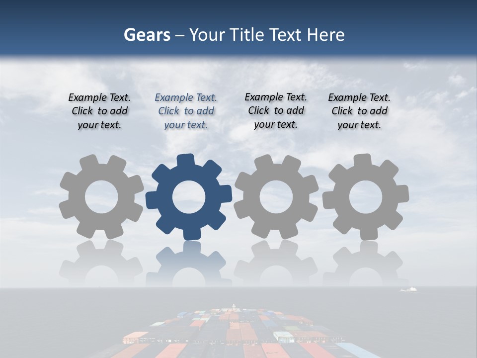 Trade Stack Freight PowerPoint Template