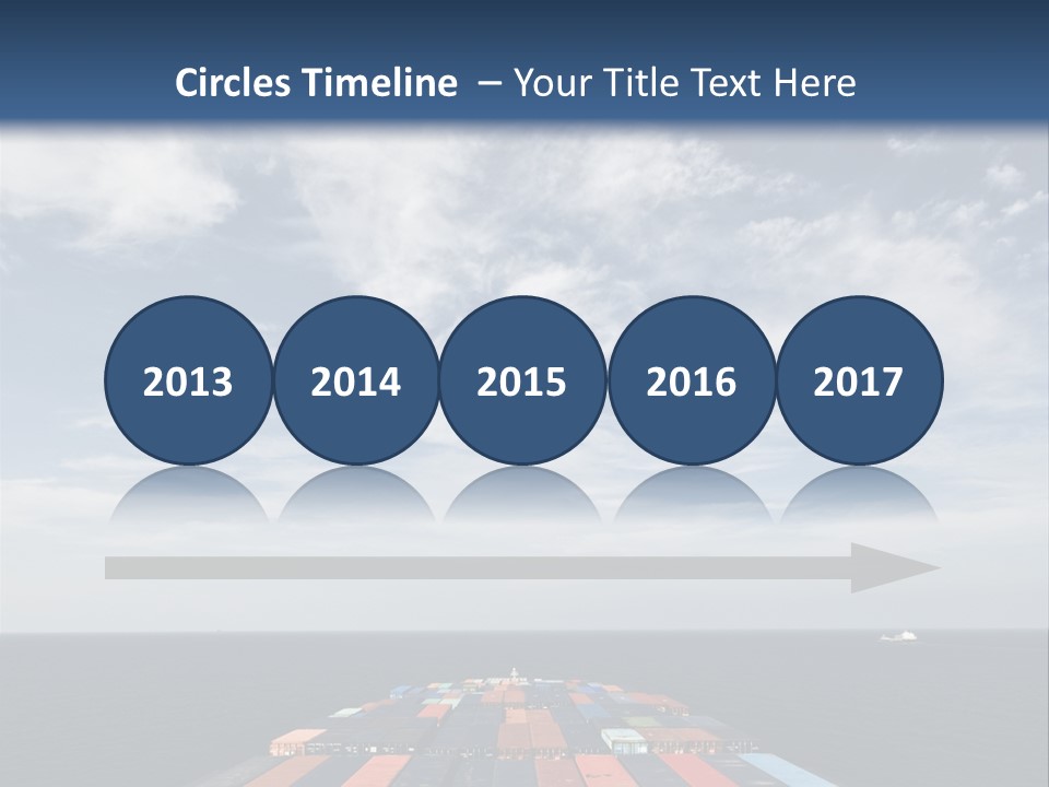 Trade Stack Freight PowerPoint Template