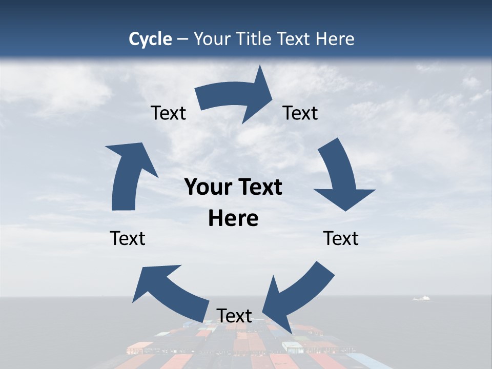 Trade Stack Freight PowerPoint Template