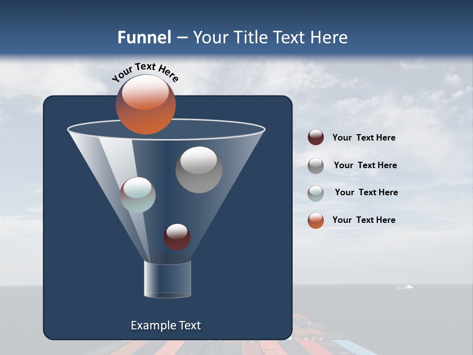 Trade Stack Freight PowerPoint Template