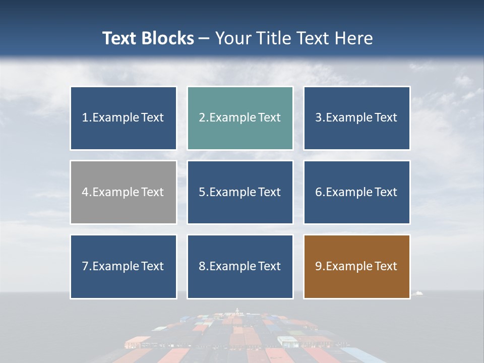 Trade Stack Freight PowerPoint Template