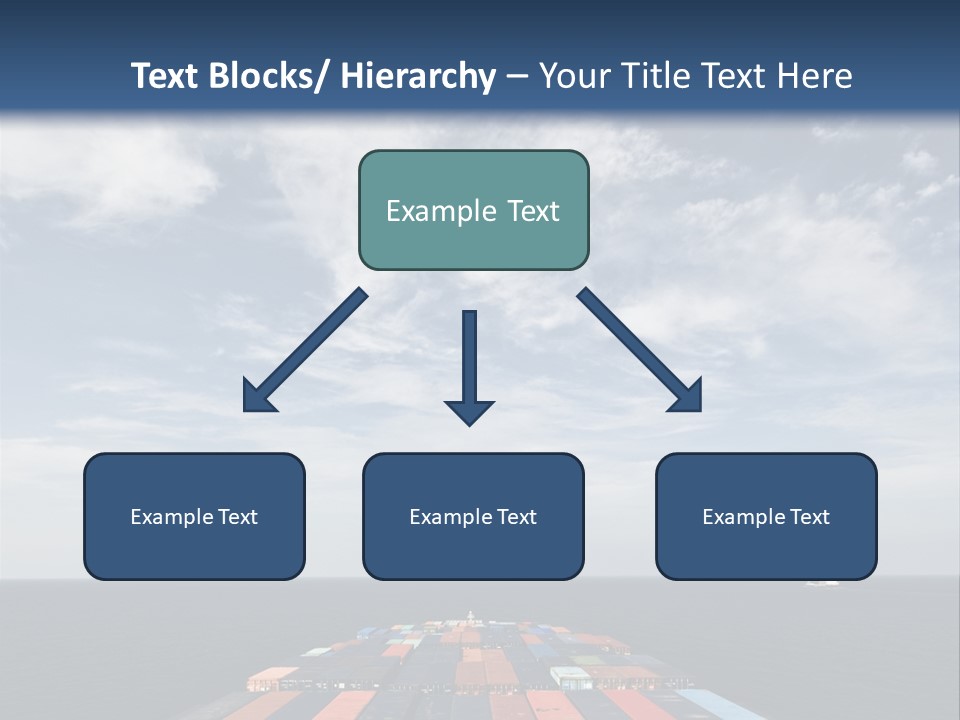 Trade Stack Freight PowerPoint Template