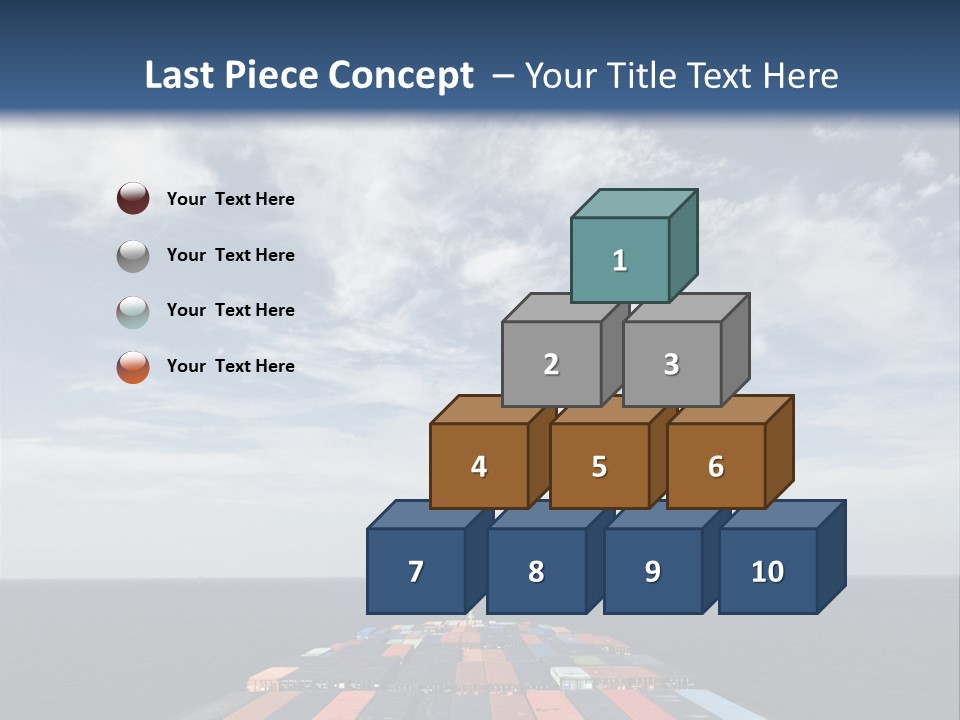 Trade Stack Freight PowerPoint Template