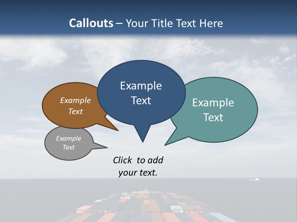 Trade Stack Freight PowerPoint Template
