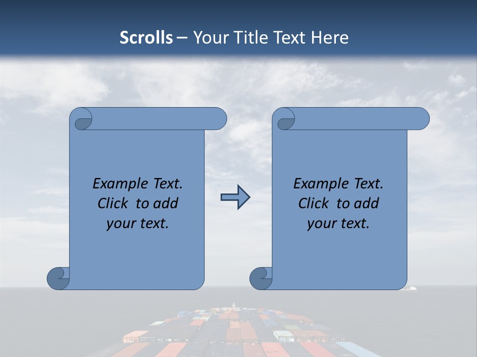 Trade Stack Freight PowerPoint Template