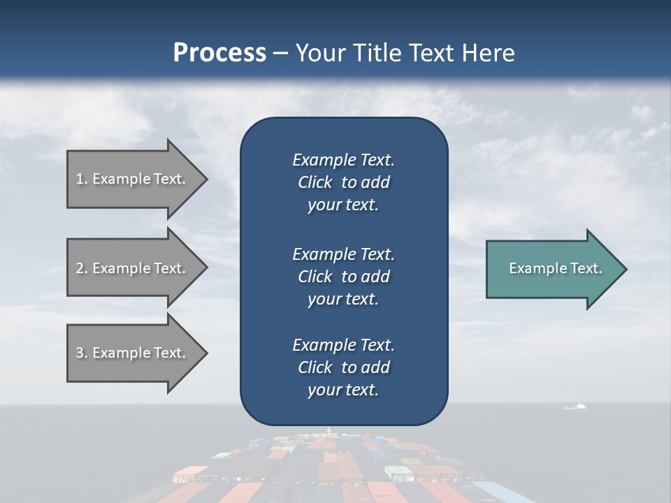 Trade Stack Freight PowerPoint Template