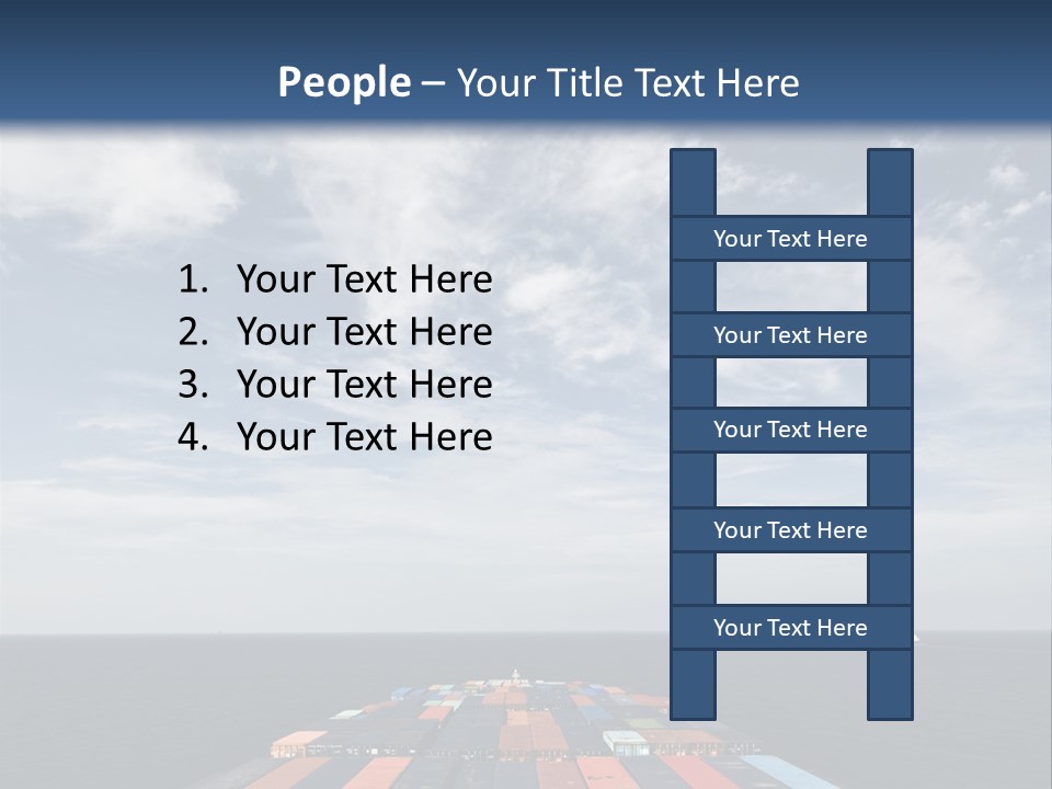 Trade Stack Freight PowerPoint Template