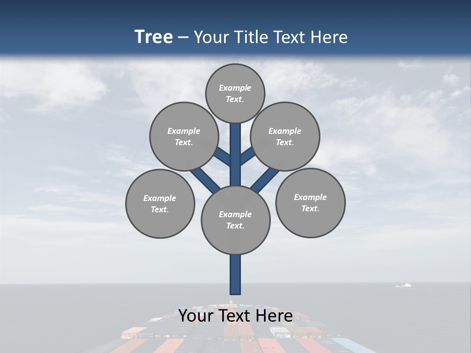Trade Stack Freight PowerPoint Template
