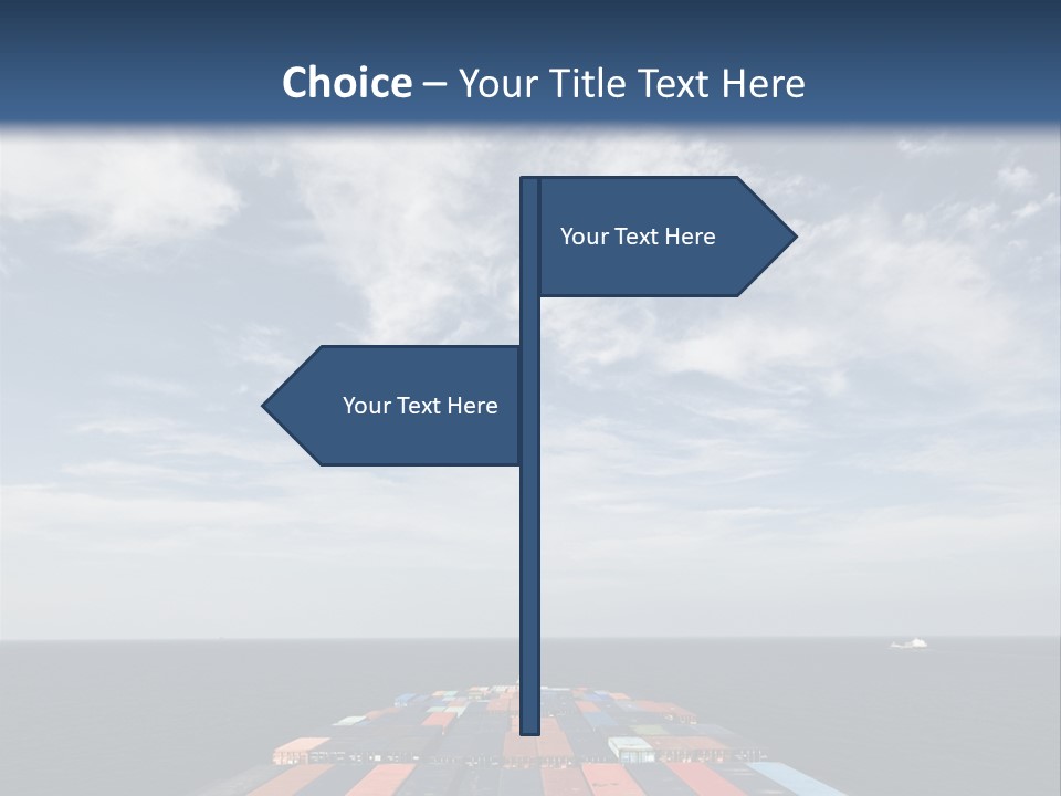 Trade Stack Freight PowerPoint Template