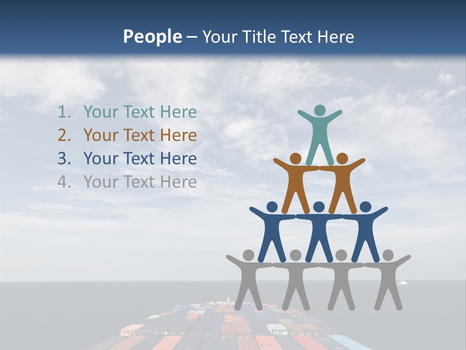 Trade Stack Freight PowerPoint Template