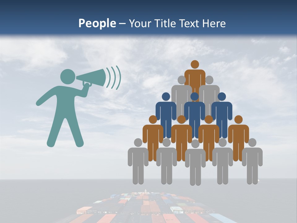 Trade Stack Freight PowerPoint Template