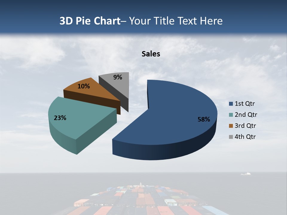 Trade Stack Freight PowerPoint Template