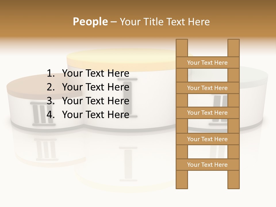 Competitions Place Bronze PowerPoint Template