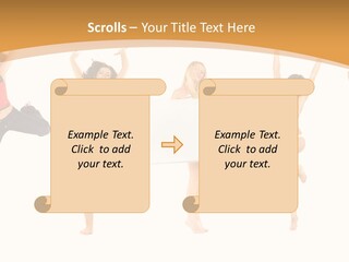 Adult Team Clerk PowerPoint Template