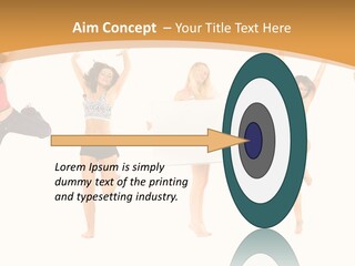 Adult Team Clerk PowerPoint Template