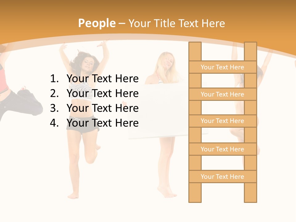 Adult Team Clerk PowerPoint Template