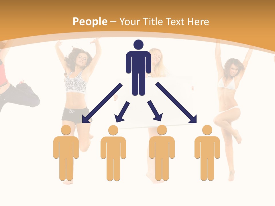 Adult Team Clerk PowerPoint Template