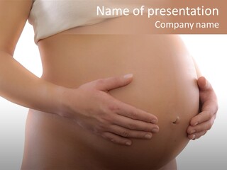 Skin Female Hand PowerPoint Template