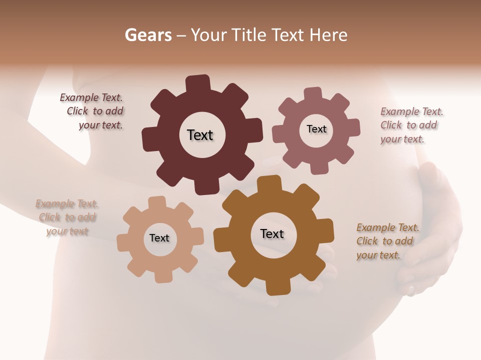 Skin Female Hand PowerPoint Template