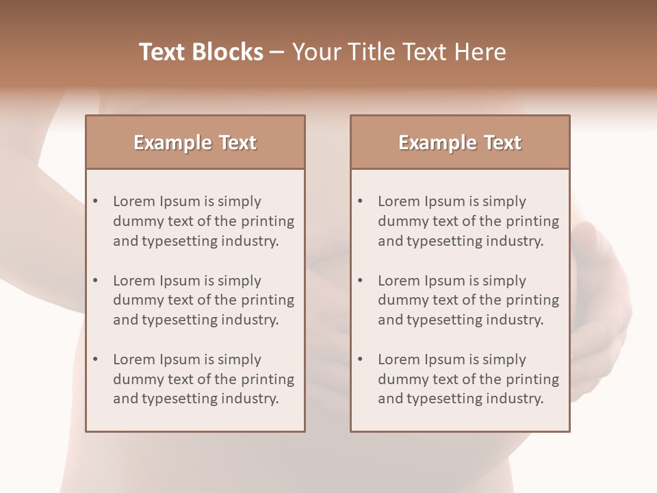 Skin Female Hand PowerPoint Template