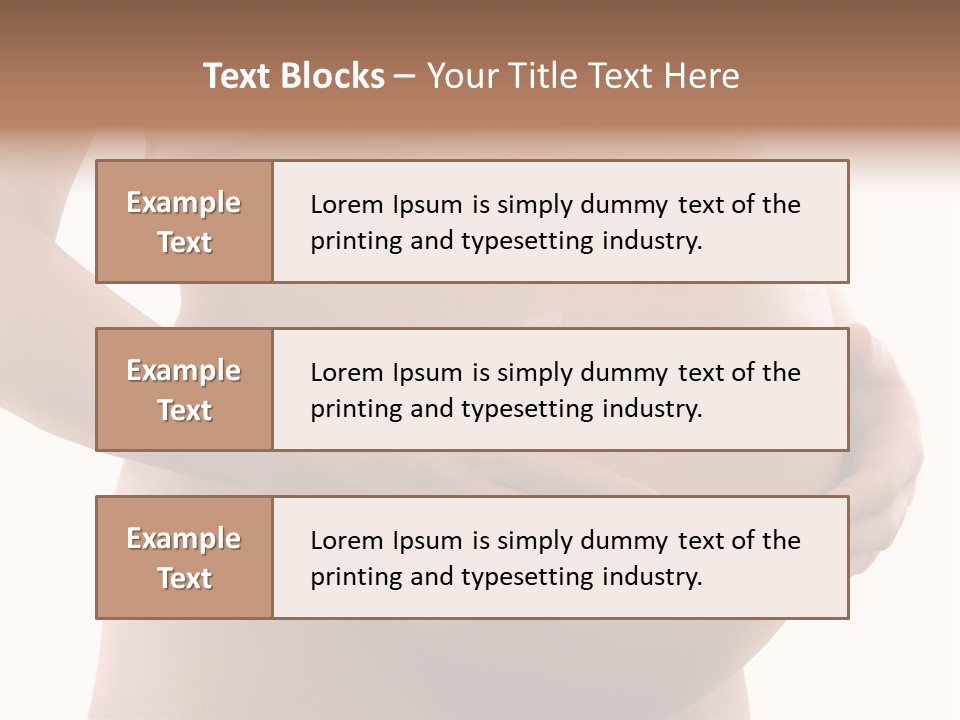 Skin Female Hand PowerPoint Template