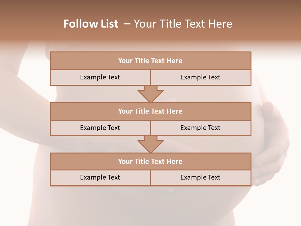 Skin Female Hand PowerPoint Template