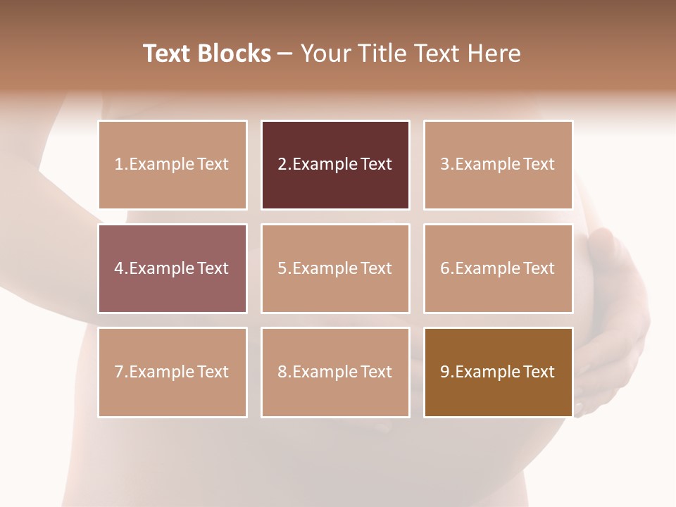 Skin Female Hand PowerPoint Template