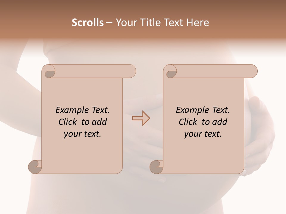 Skin Female Hand PowerPoint Template