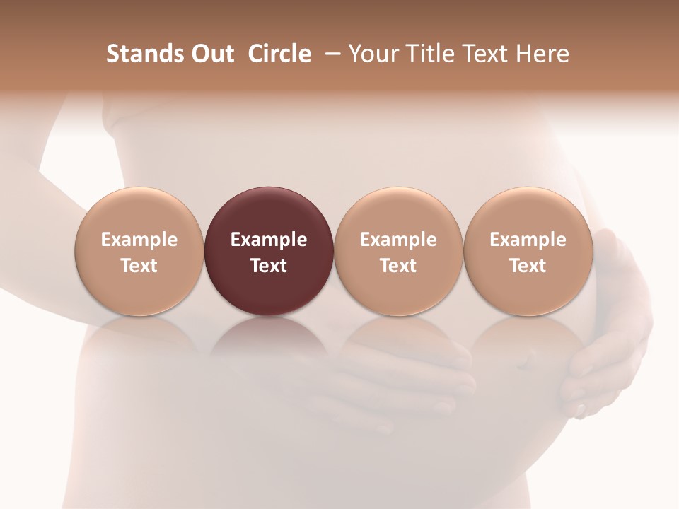 Skin Female Hand PowerPoint Template