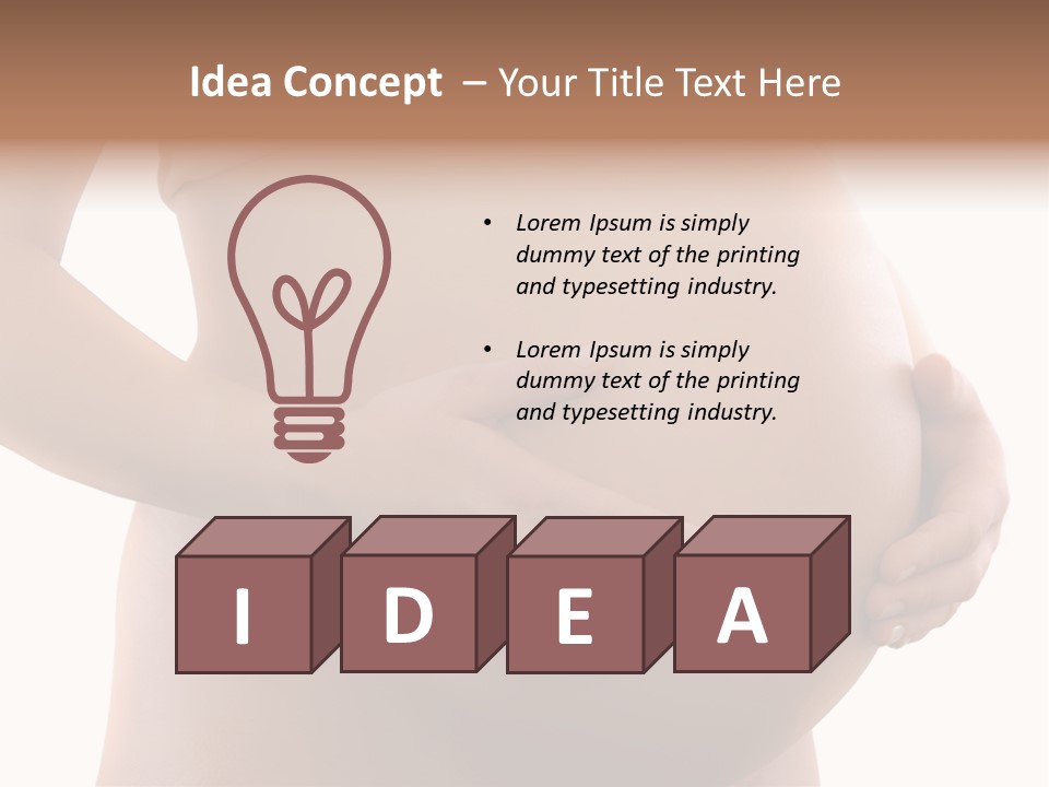 Skin Female Hand PowerPoint Template