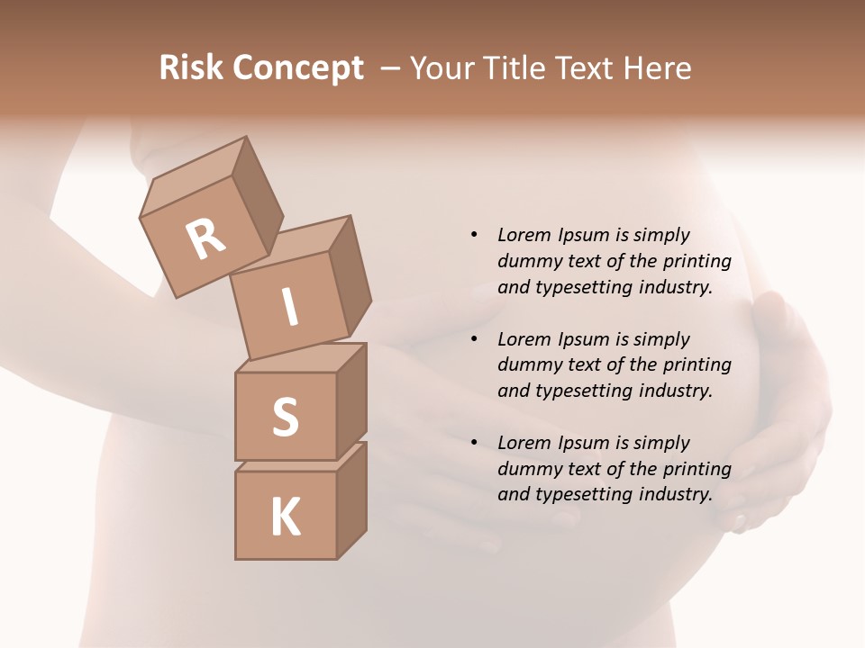 Skin Female Hand PowerPoint Template