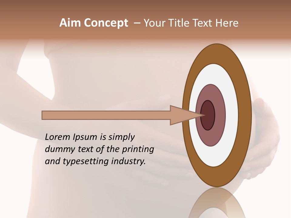 Skin Female Hand PowerPoint Template