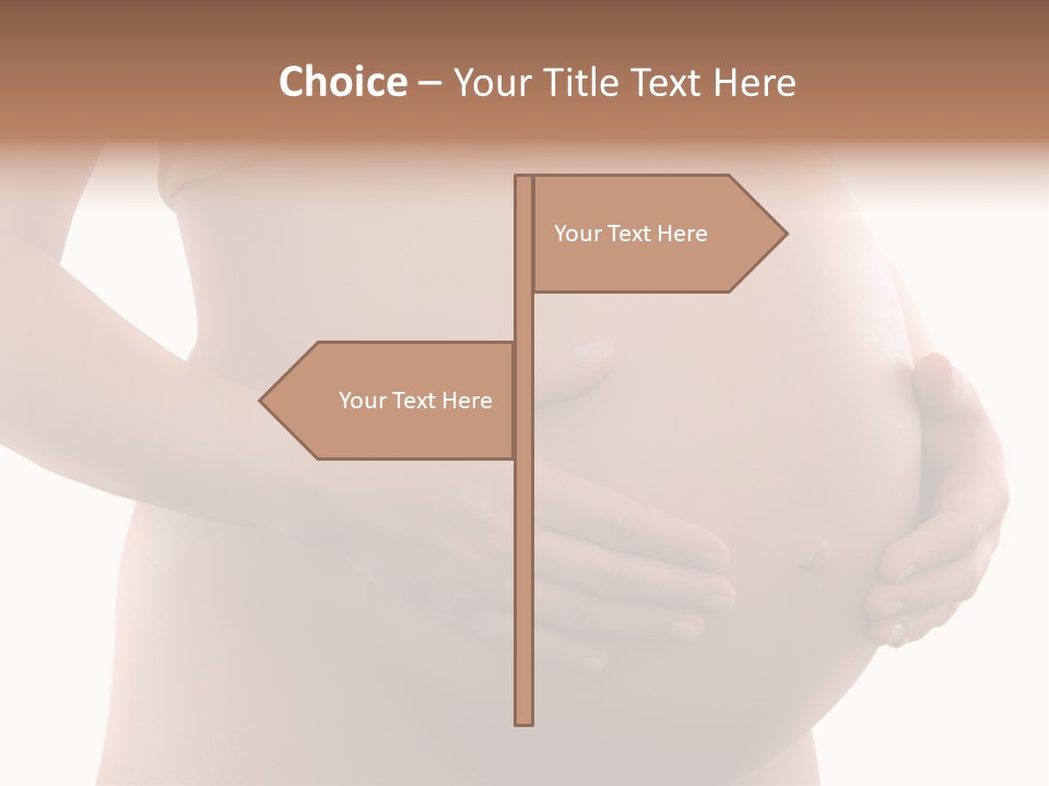 Skin Female Hand PowerPoint Template