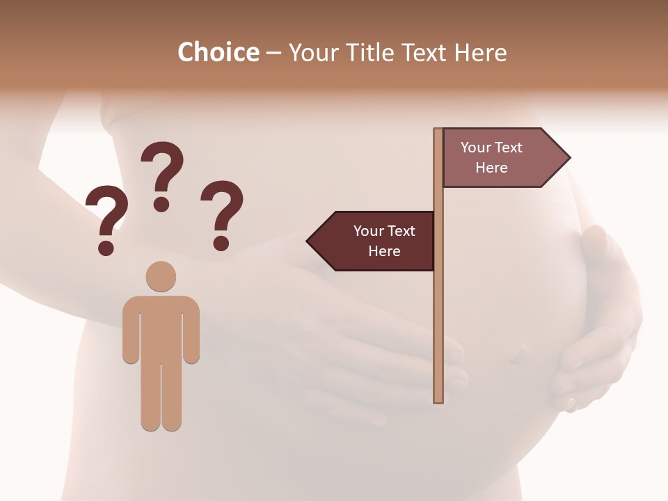 Skin Female Hand PowerPoint Template