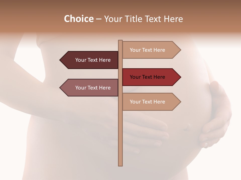 Skin Female Hand PowerPoint Template