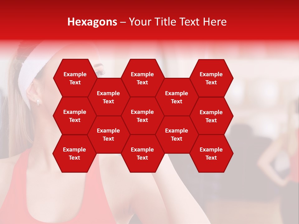 Caucasian Young Bodybuilding PowerPoint Template