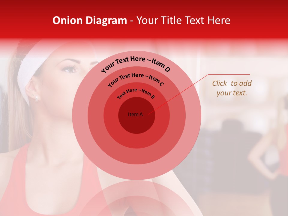 Caucasian Young Bodybuilding PowerPoint Template