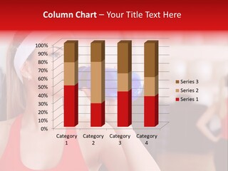 Caucasian Young Bodybuilding PowerPoint Template