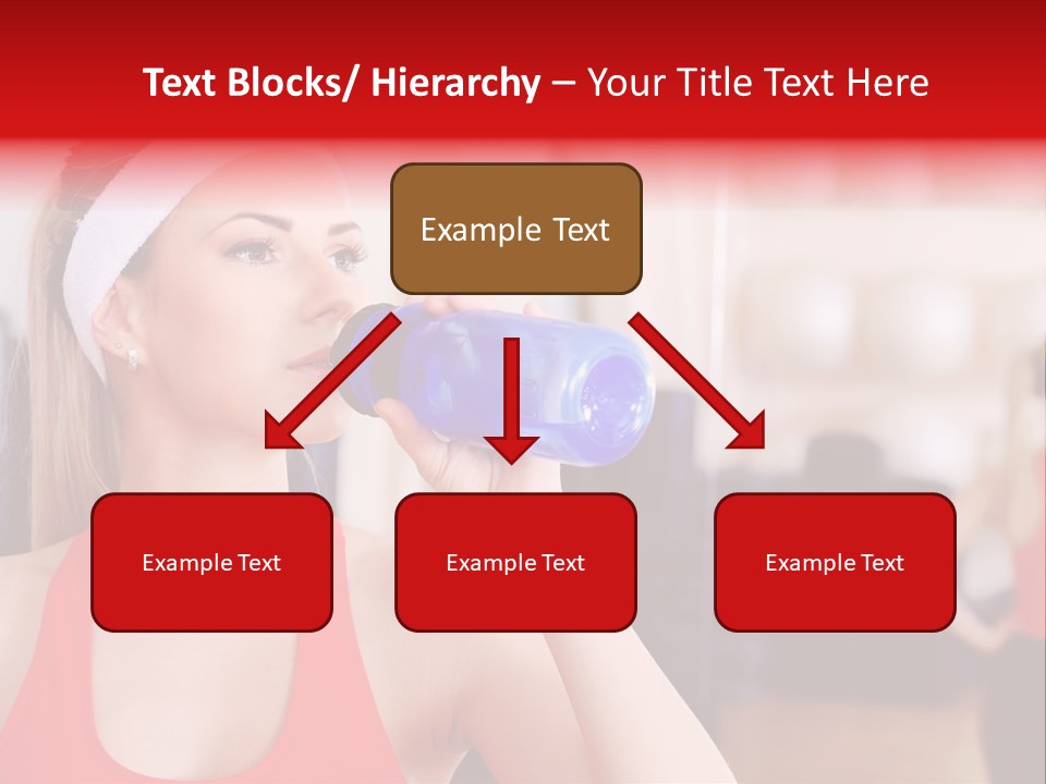 Caucasian Young Bodybuilding PowerPoint Template